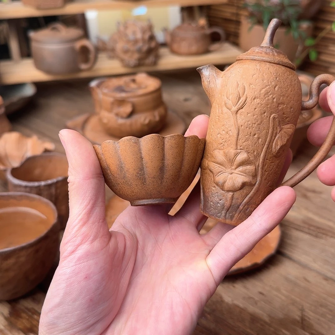 原矿老岩泥茶器系列