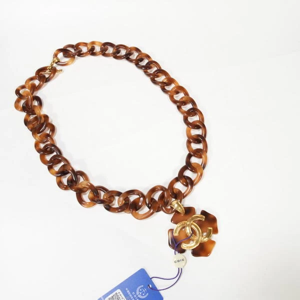 Chanel 四叶草吊坠冒冒项链