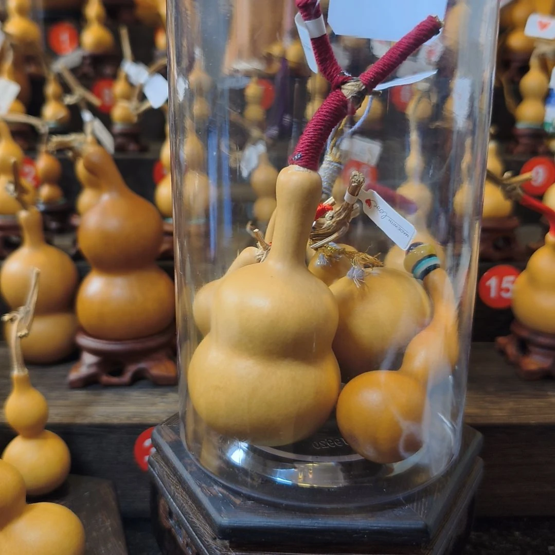 ?****Ꮚ文玩葫芦手把件福禄康瑞相伴