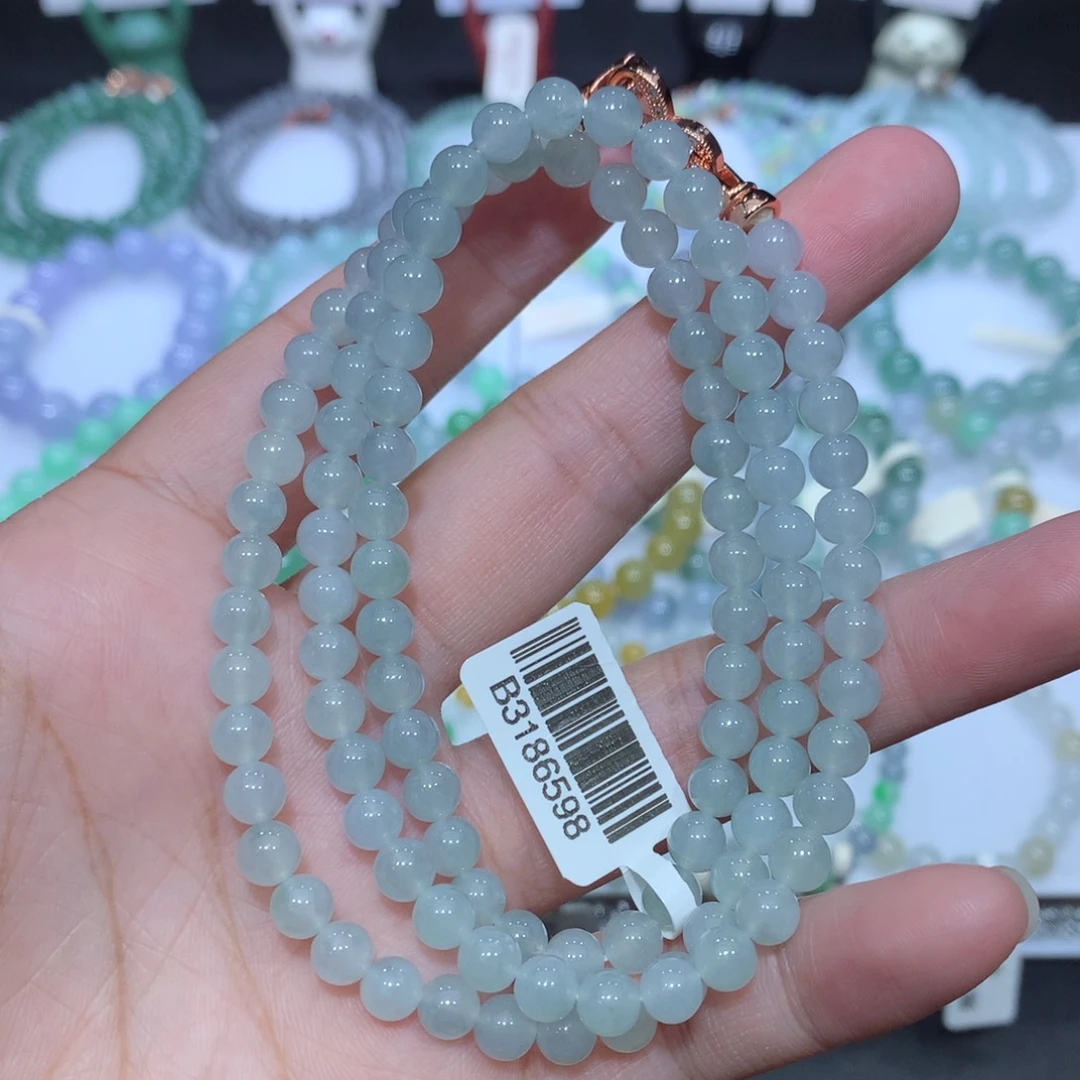 翡翠未镶嵌手串天然