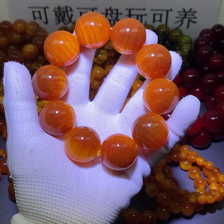 松木（琥珀木）手串/手链2.5 包浆高货