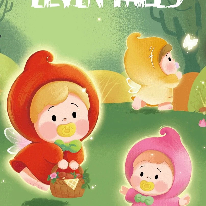 小花卷-精灵物语系列潮玩盲盒萌粒可爱摆件手办