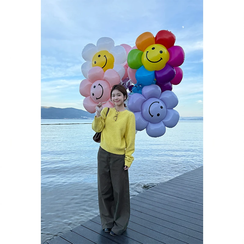 Tuuuh【山系工装裤】阔腿裤女秋季韩系慵懒风直筒休闲裤K37487TU53