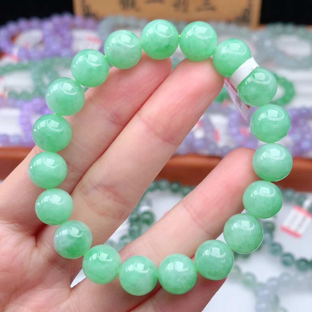 翡翠手链未镶嵌翡翠10mm