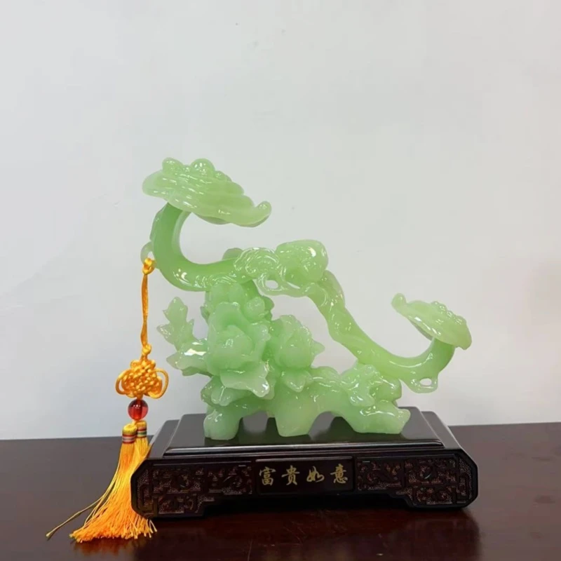 富贵如意中式客厅玄关简约摆件工艺品办公室装饰品乔迁礼品