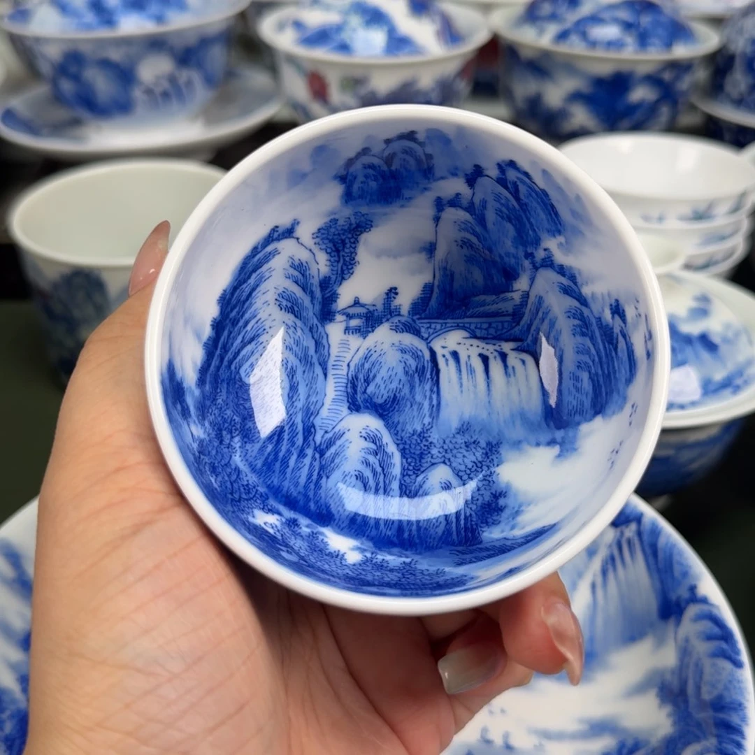景德镇纯手工手绘茶器蒙蒙