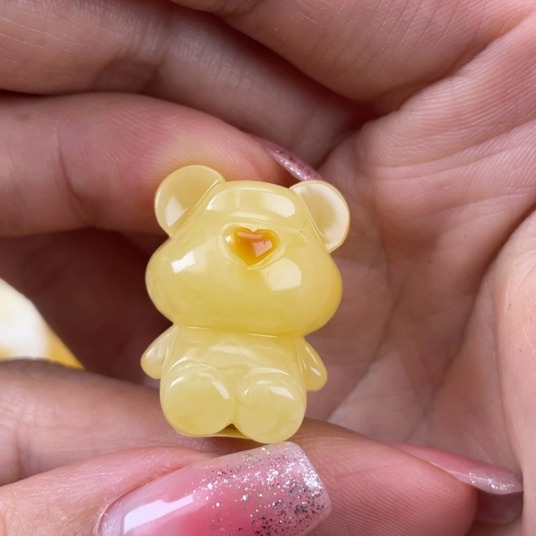 琥珀裸石未镶嵌蜜蜡