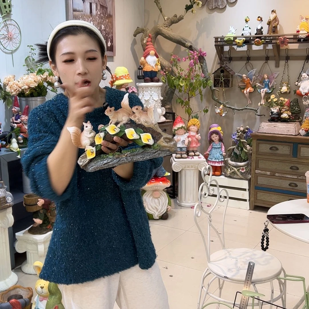 花园摆件红红火火