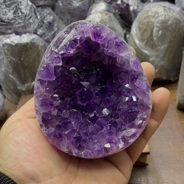 紫晶未镶嵌珠宝半成品