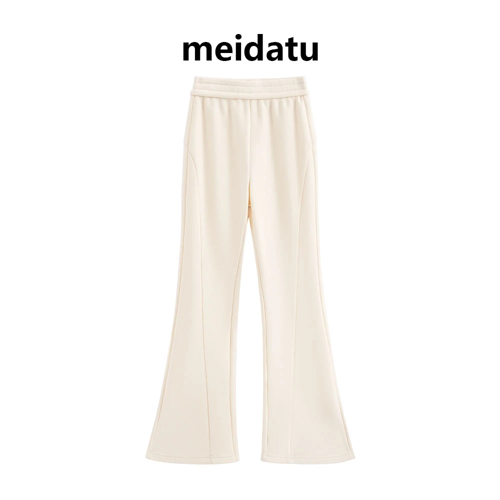 美哒兔（长腿神裤）廓形百搭通勤修身微喇裤（高个子版）CK2797-5G