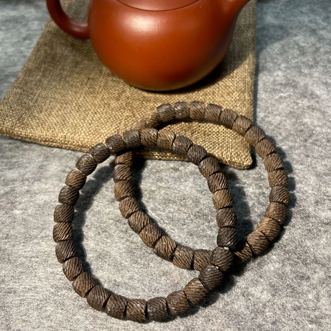 原生态椰蒂螺丝纹单圈浪家文玩