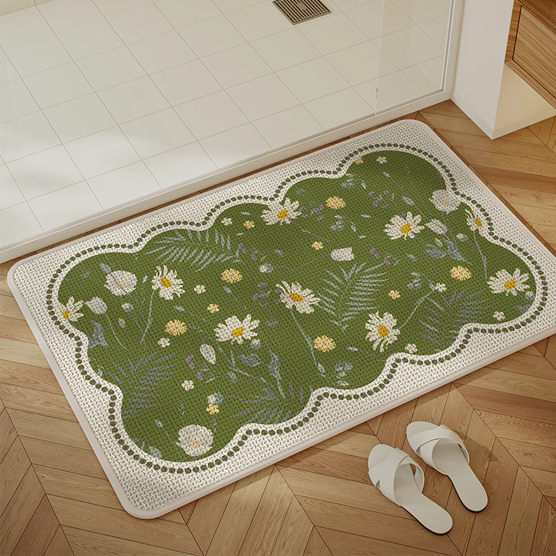 浴室地垫卫生间吸水垫门口防滑垫脚垫进门垫速干洗澡间专用垫地毯