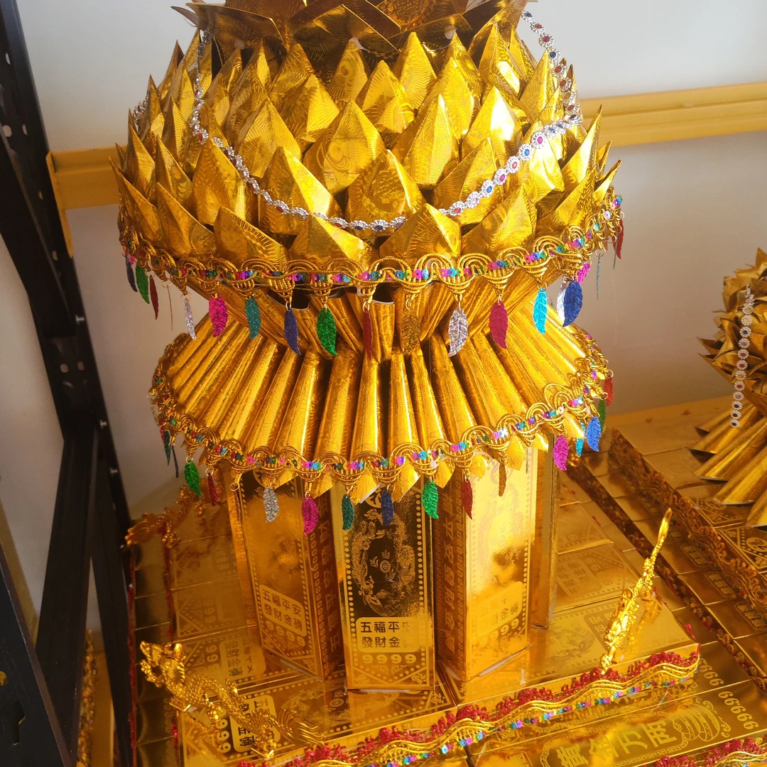 聚财金莲花材料包含详细教程助力
