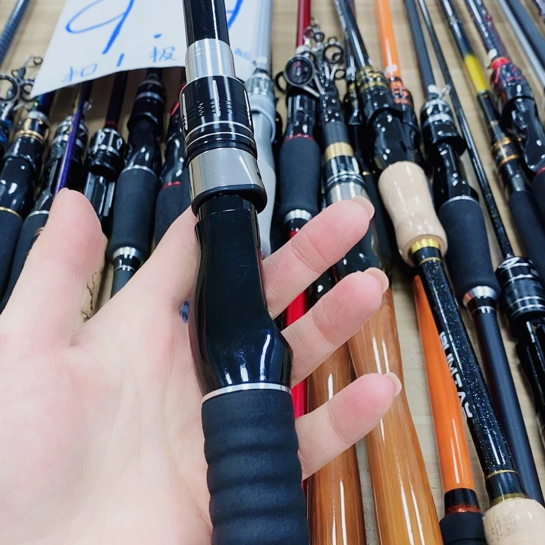 黑色伸缩直柄3米路亚竿