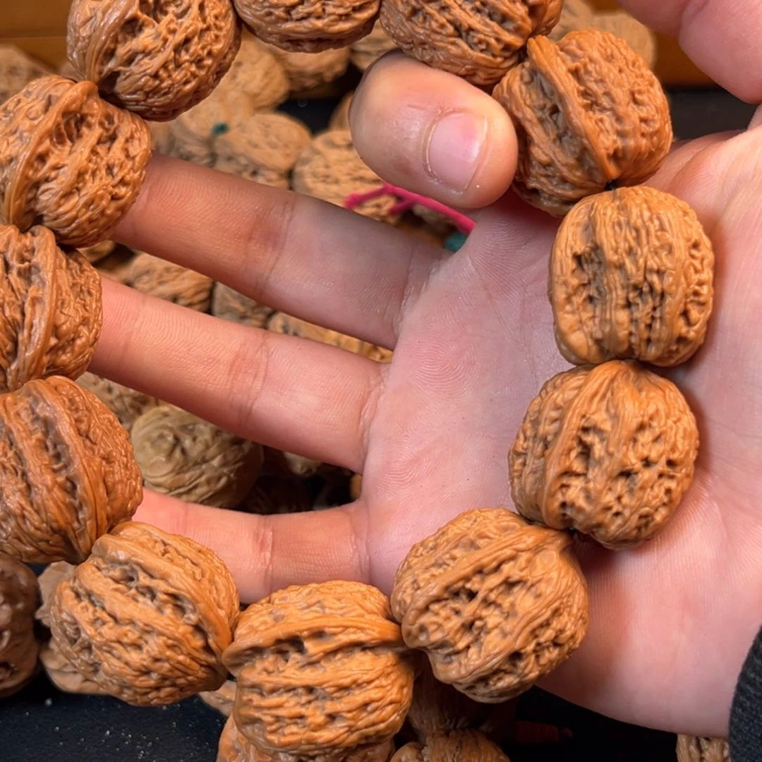 桃核手串0**0密纹核桃