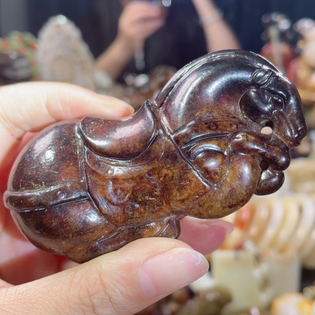 和田玉未镶嵌挂件27