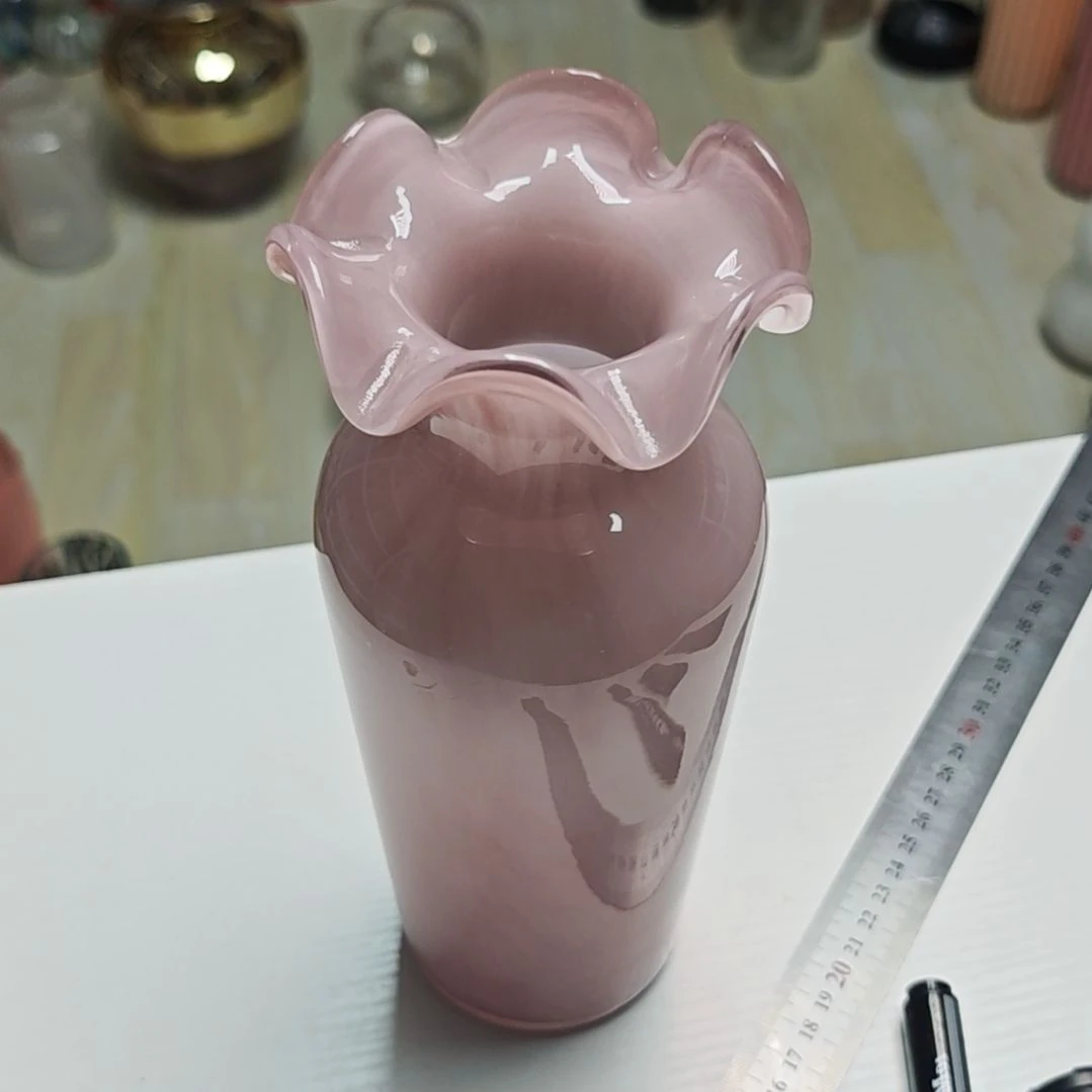 086755微瑕不售后介意勿拍琉璃花瓶