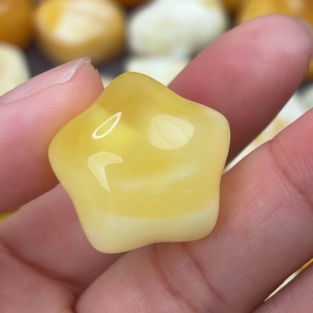 蜜蜡未镶嵌吊坠(不含链)星星