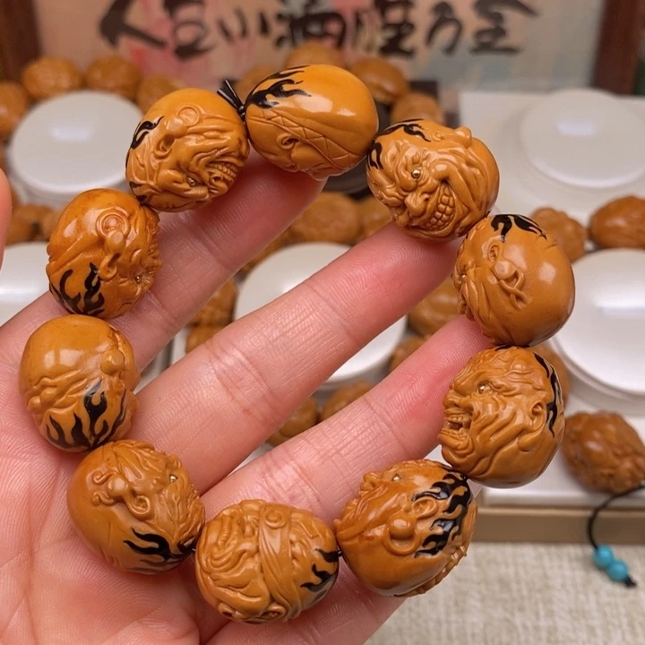 橄榄核手串/手链笑*哥橄榄雕刻
