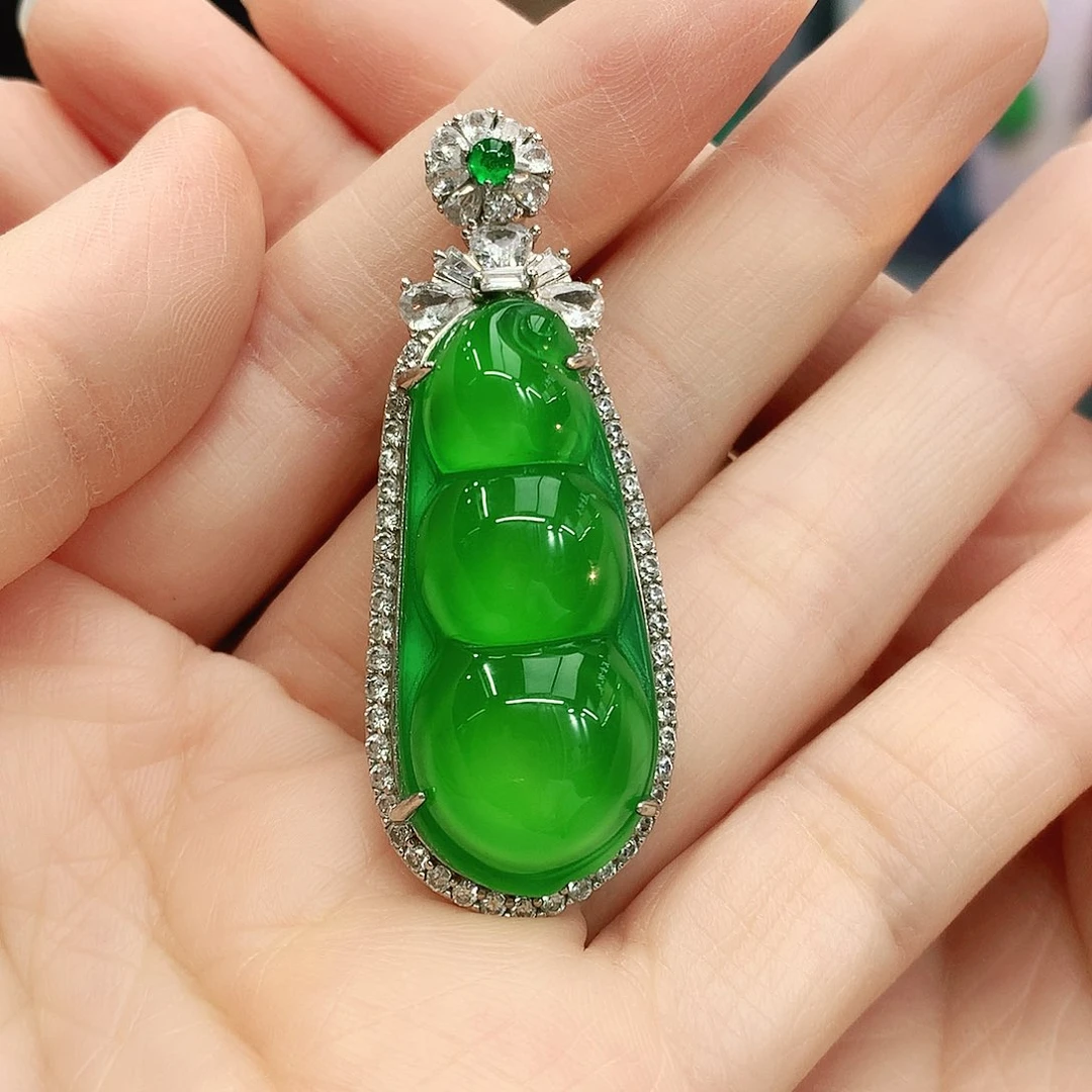 银S925镶嵌吊坠玛瑙/玉髓