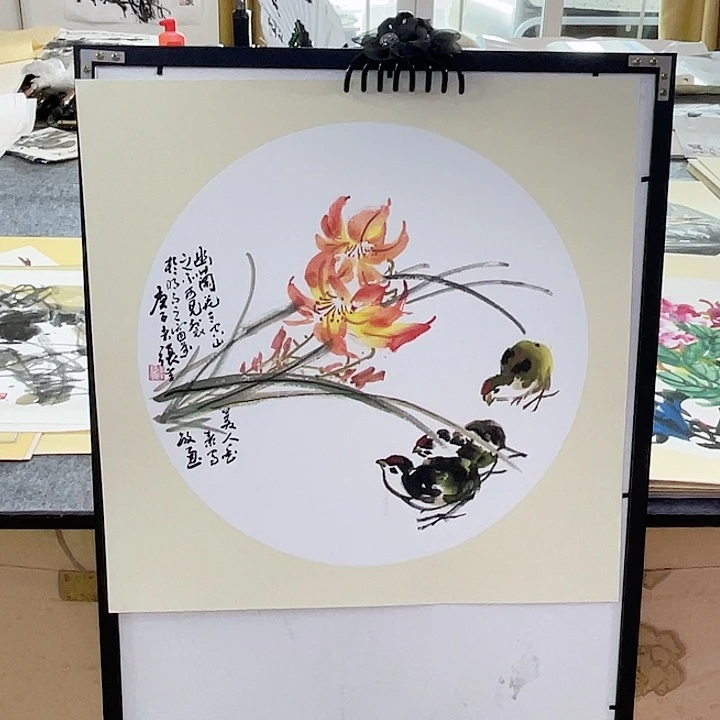 国画张圣敏先生纯手绘作品