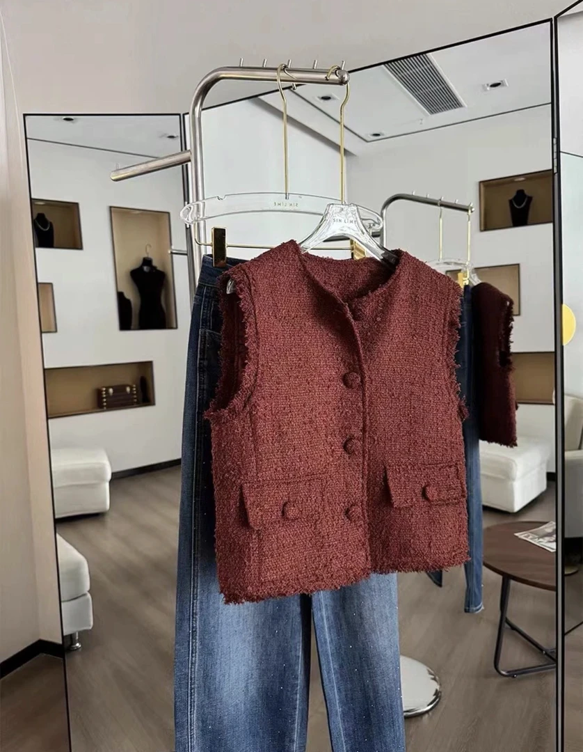 【马甲小香】百搭高级设计感高级外套