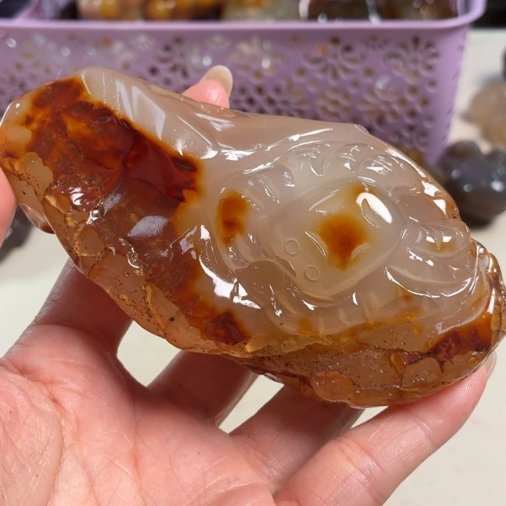 玛瑙/玉髓未镶嵌吊坠(不含链)