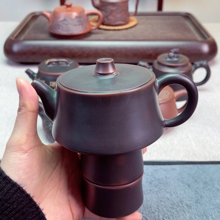 壶汗瓦内盖200毫升壶