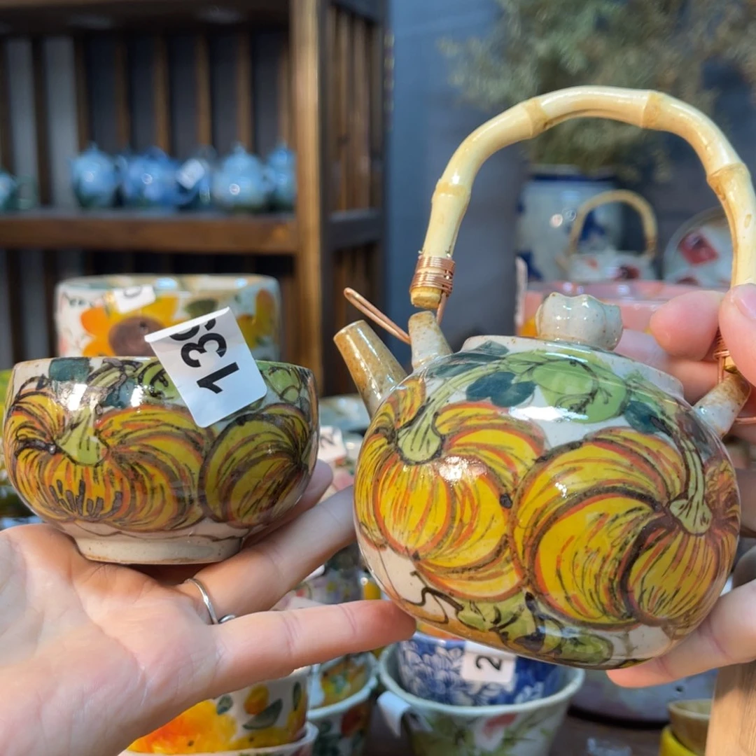 杯素浅陶瓷手工手绘