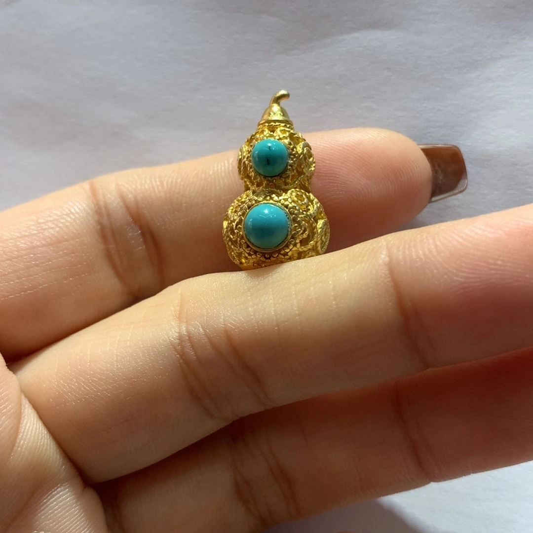 银S925镶嵌绿松石配饰