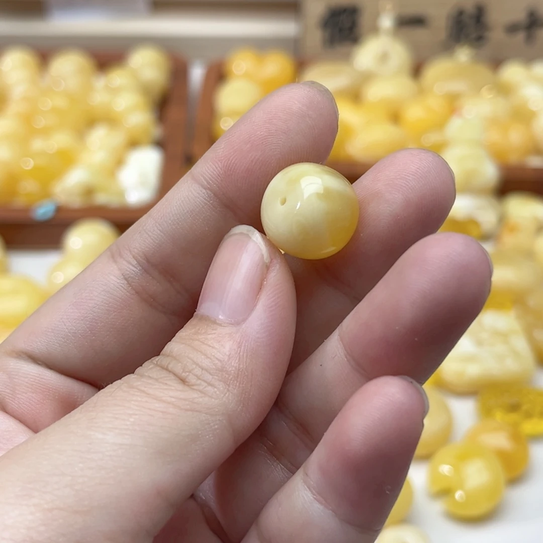 裸石蜜蜡未镶嵌天然