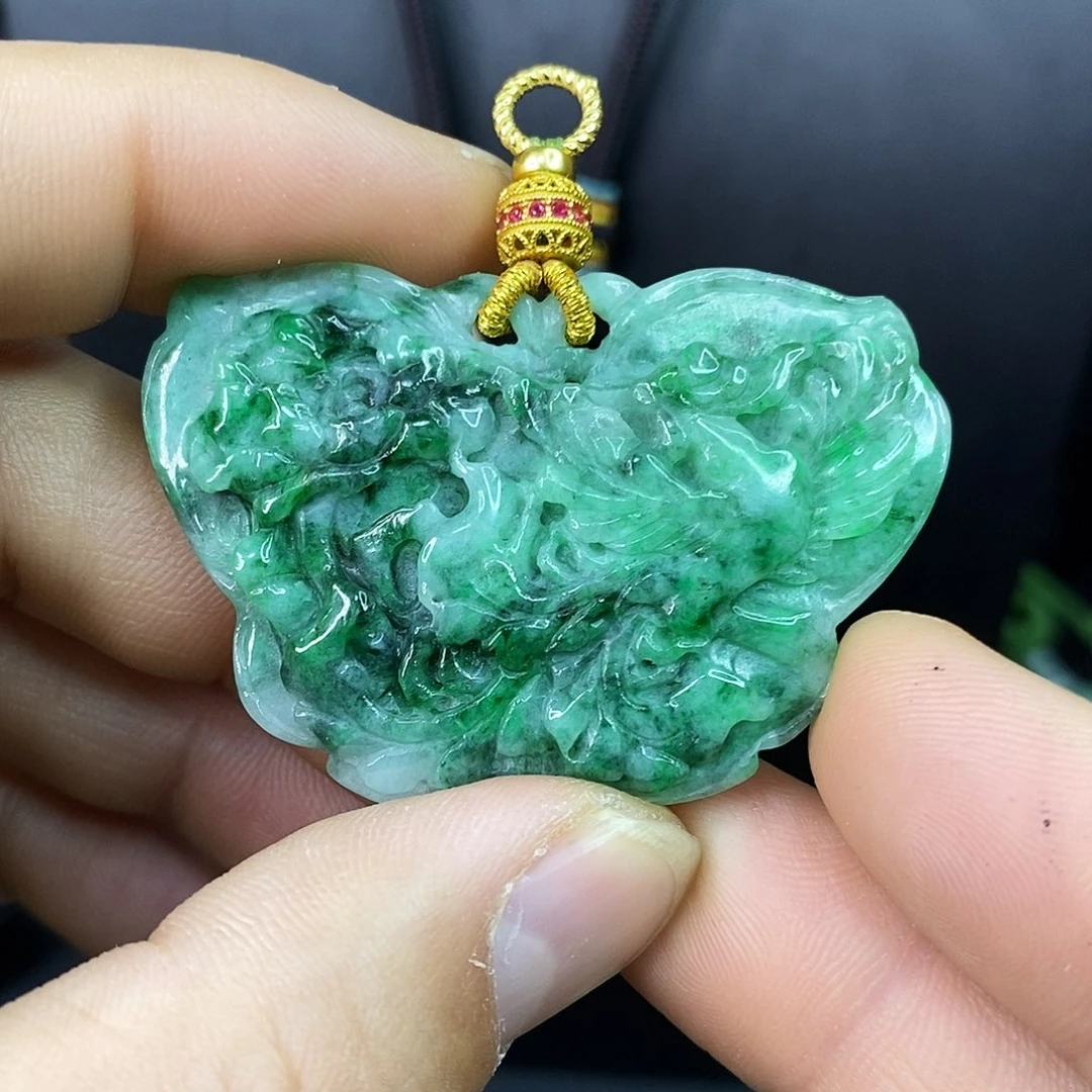 颈饰未镶嵌翡翠吊坠
