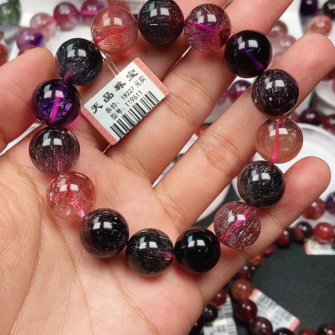 手链水晶未镶嵌黑加仑超七119611