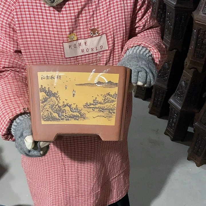 紫砂花盆紫砂花盆