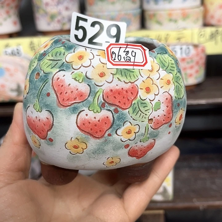 红陶手工多肉植物花盆