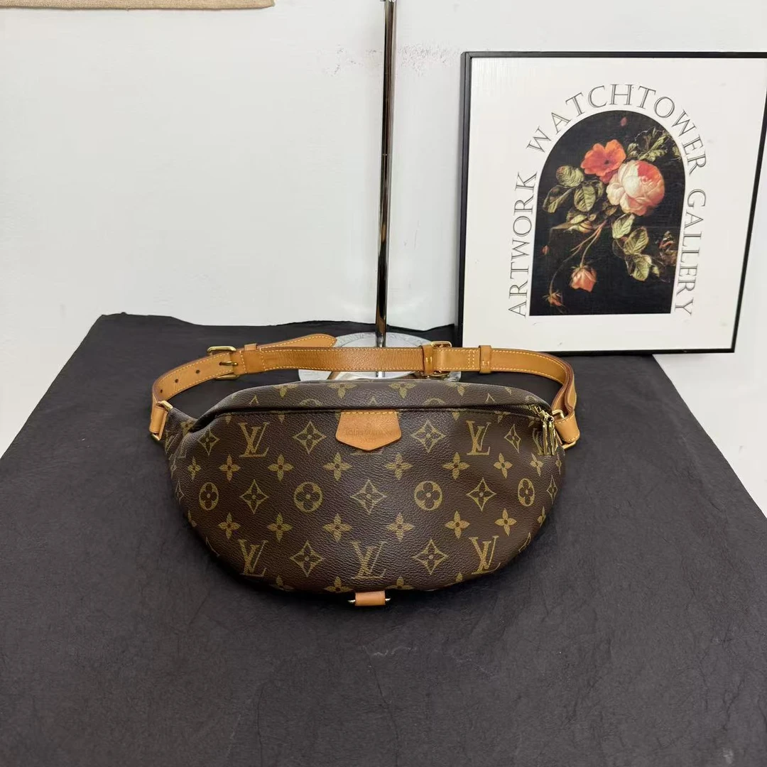 95新 LouisVuitton/路易威登 古登中古/lvbunbag腰包/单肩包