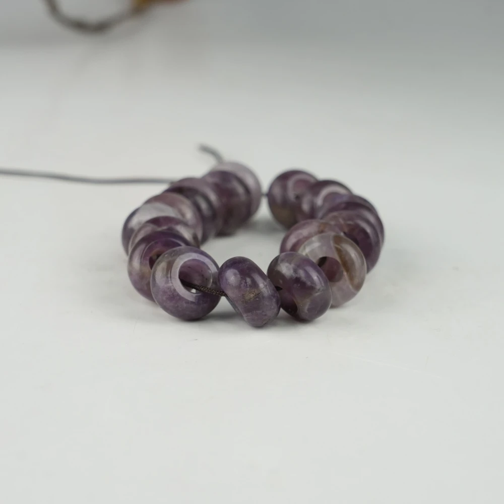 lot91038 清代 紫水晶环一组