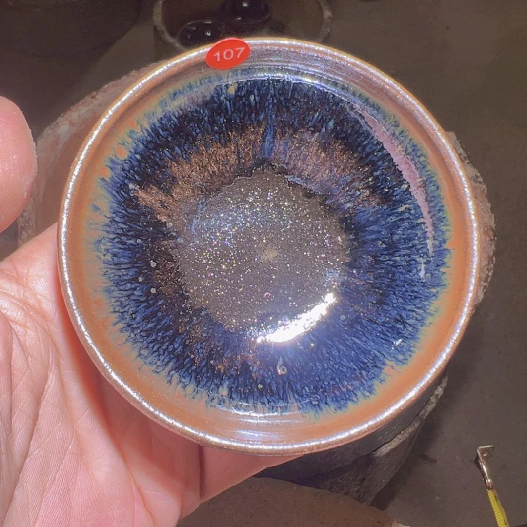 茶盏107 建窑建盏泥巴星窑