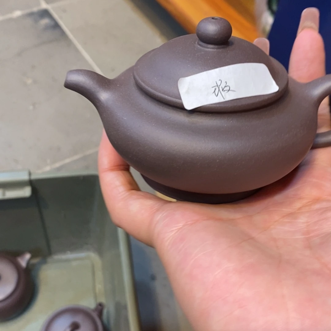 茶壶紫砂原矿泥料手工壶直播间