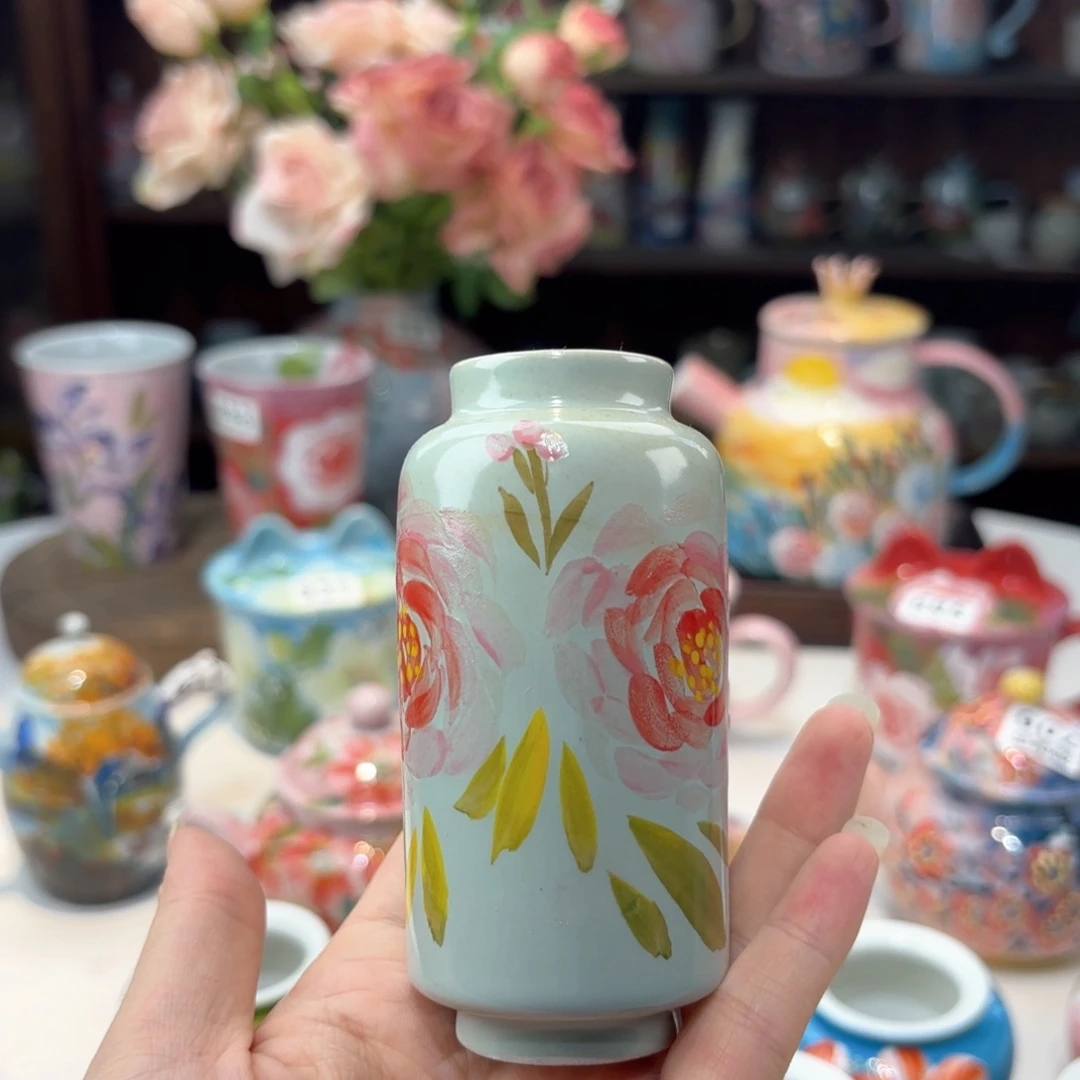 景德镇手绘高温釉下彩陶瓷茶具