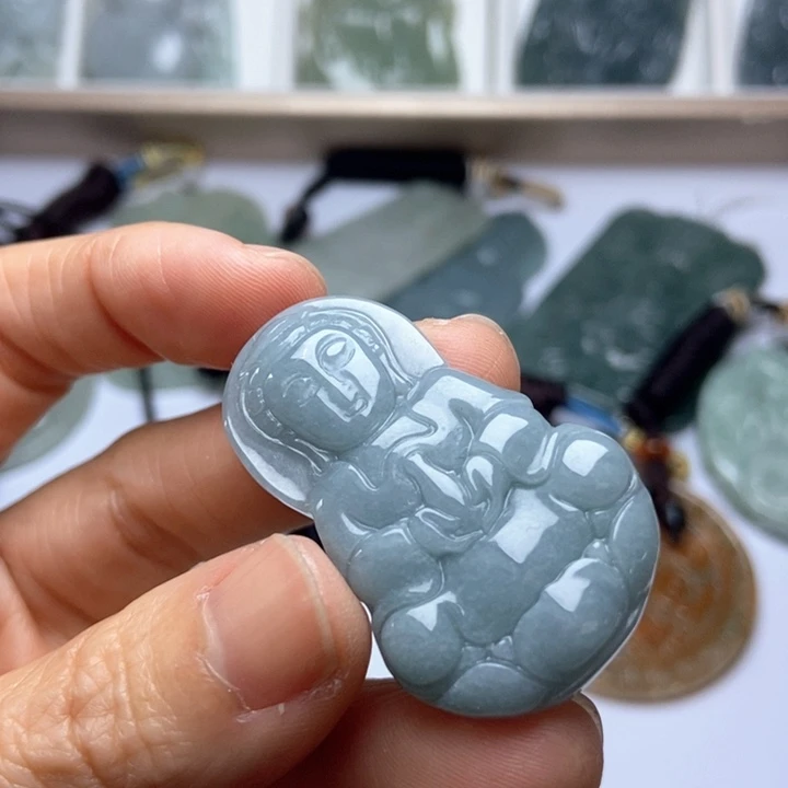 翡翠未镶嵌挂件翡翠