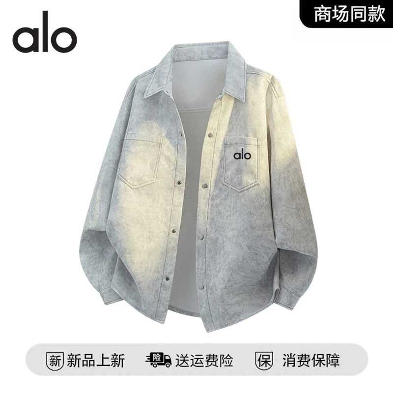 【官方奥特莱斯】品牌折扣 潮牌秋季男士长袖工装衬衫夹克外套休闲