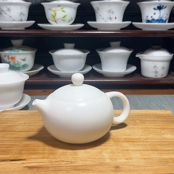 美*微瑕素烧西施壶200ml