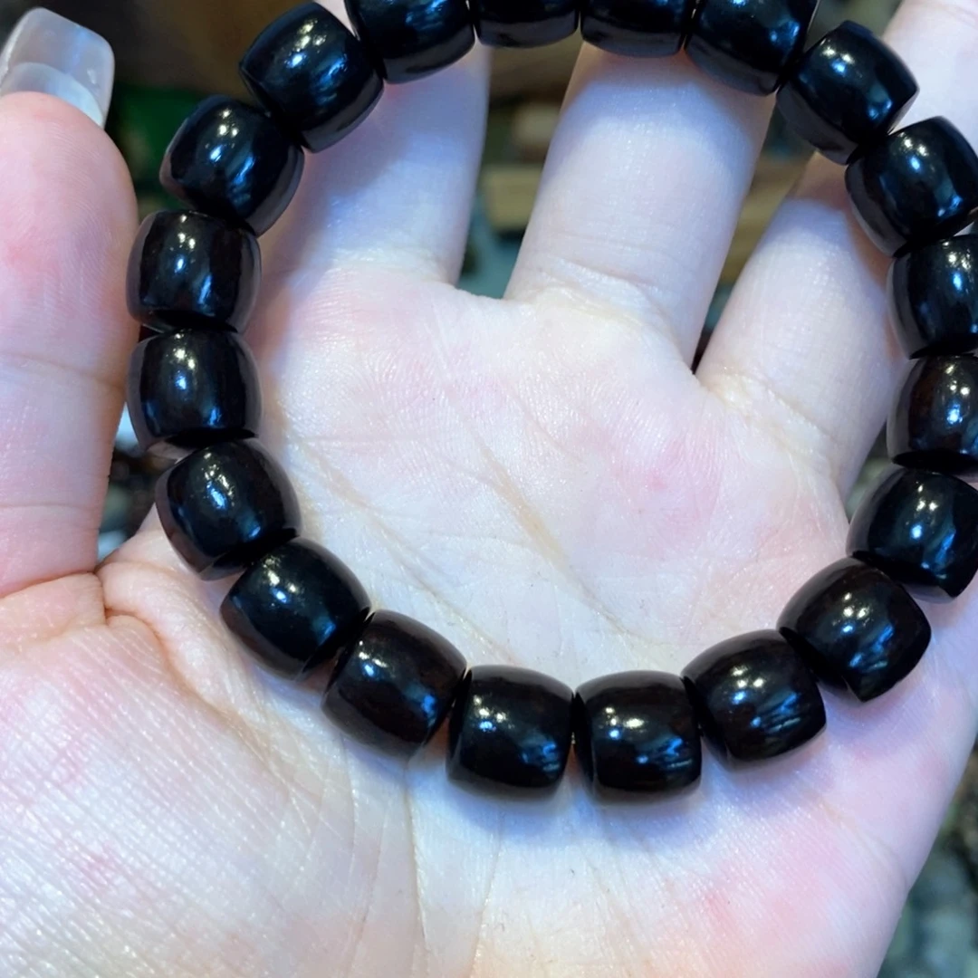 东非黑黄檀（紫光檀）手串/手链乌木1011