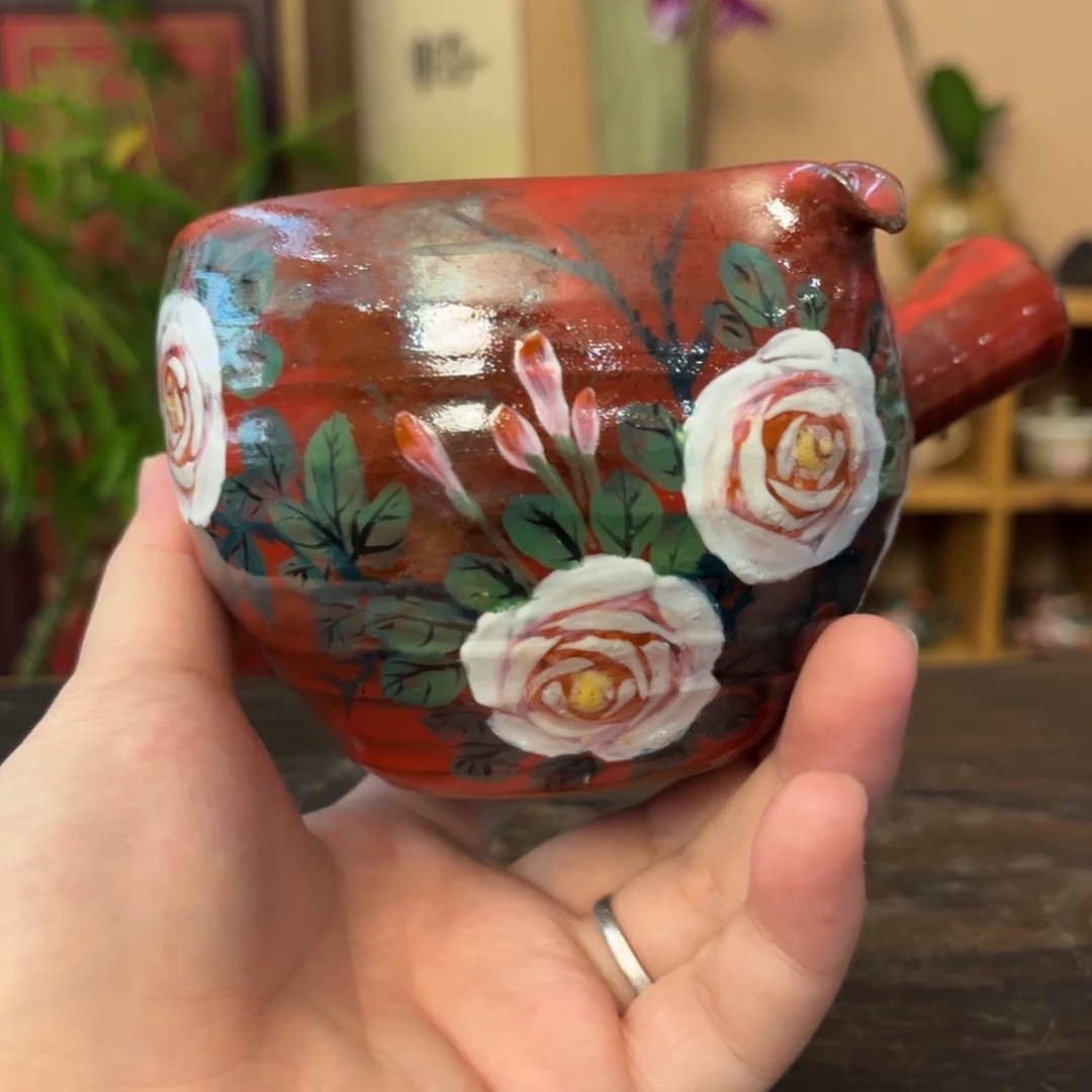 美***西柴烧手工手绘陶瓷