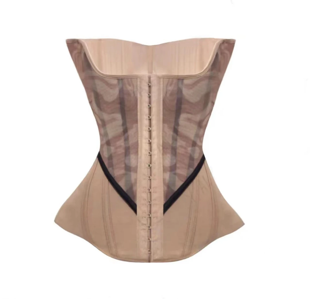 四季薄款沙漏女神升级强压夏季网纱透气注氧紧致产后收腹束腰带封