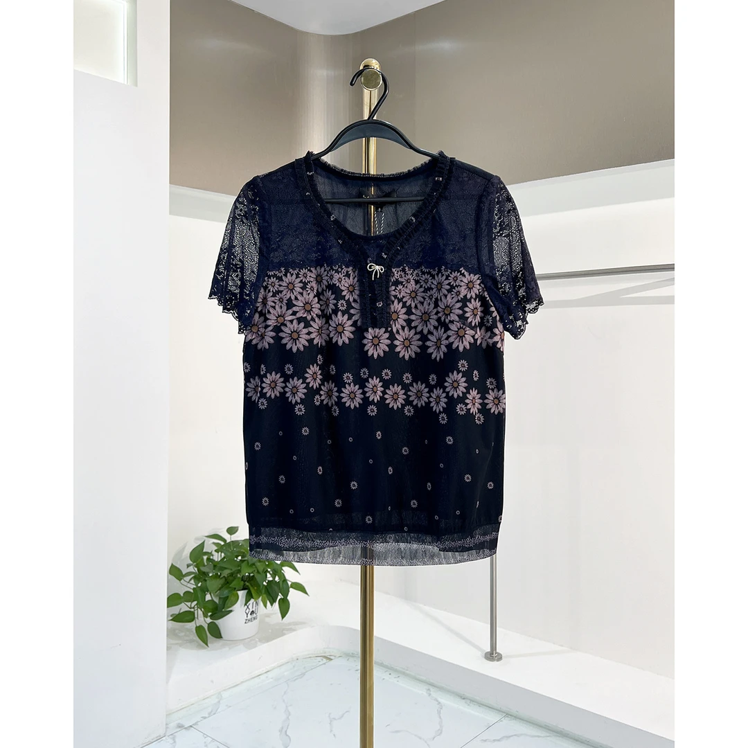 春夏新款时尚休闲气质百搭上衣 莎C21096