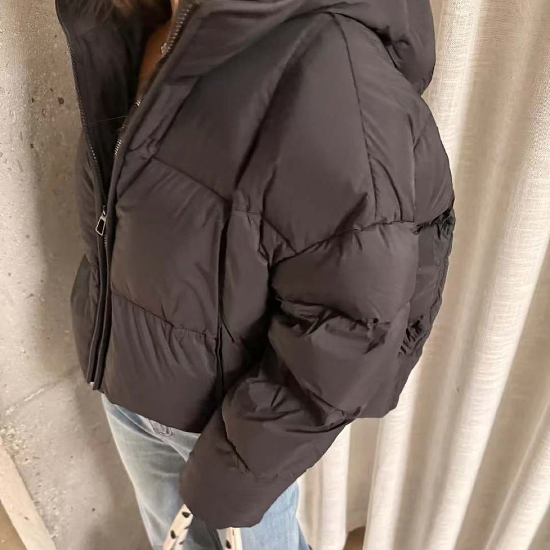 【PLJJ泡菜定制】“羽绒服”短款高级感连帽羽绒服