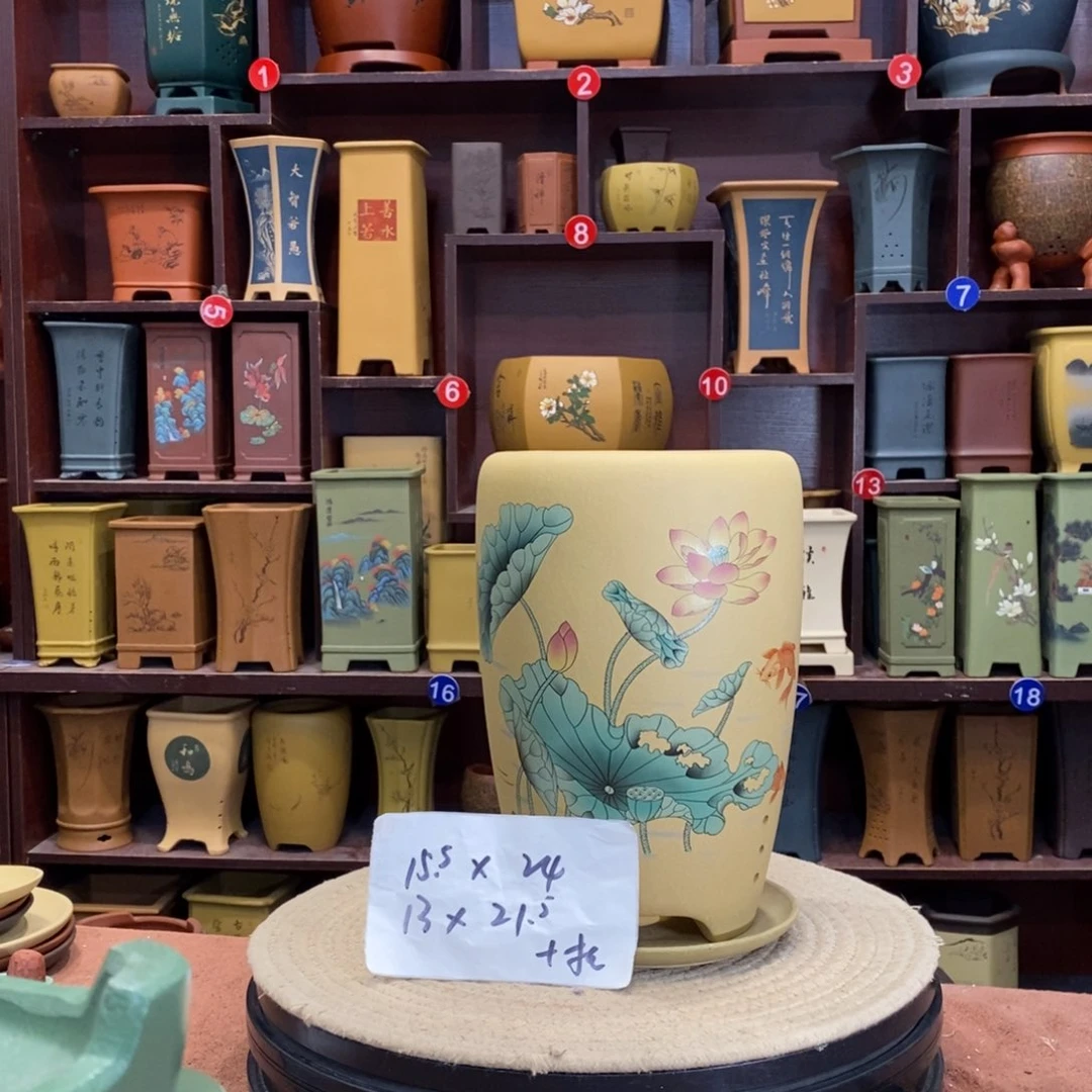 紫砂花盆紫砂花盆