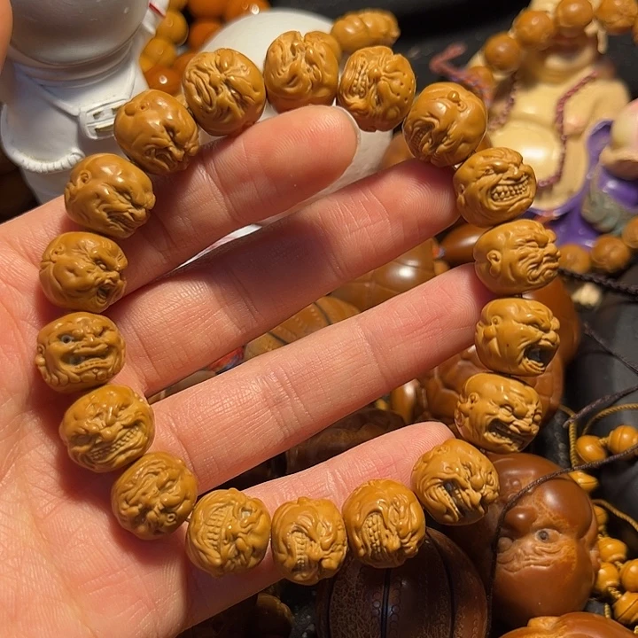 橄榄核手串/手链猴头精工恶僧